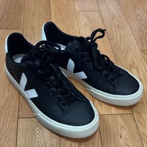 Veja Campo Black and White Sneakers